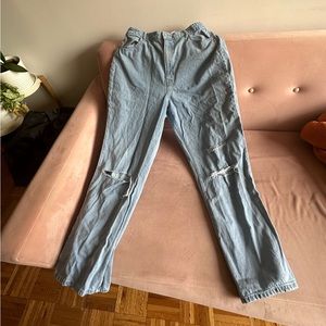 H&M high waisted curvy fit jeans SZ 14